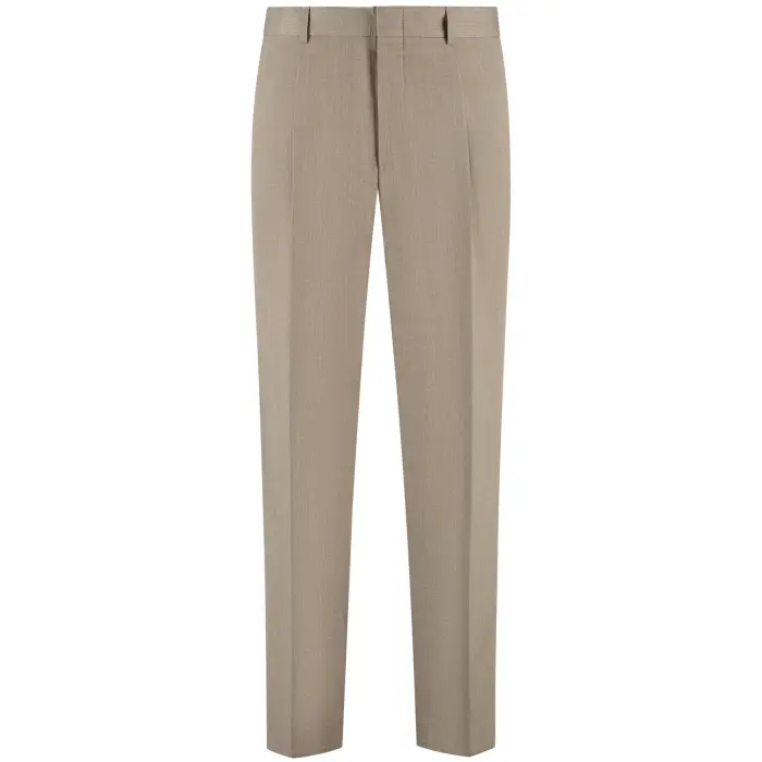 Pantaloni Michael Kors Melange Travel Pleated Marron