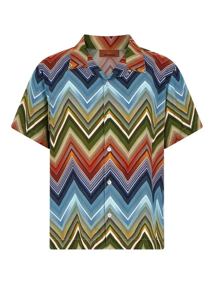 Missoni Camicia Macro Zigzag Multicolore
