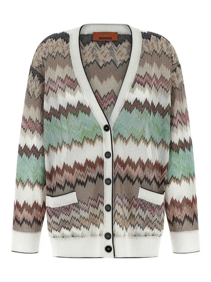 Missoni Cardigan in viscosa Snake Lam Multicolore