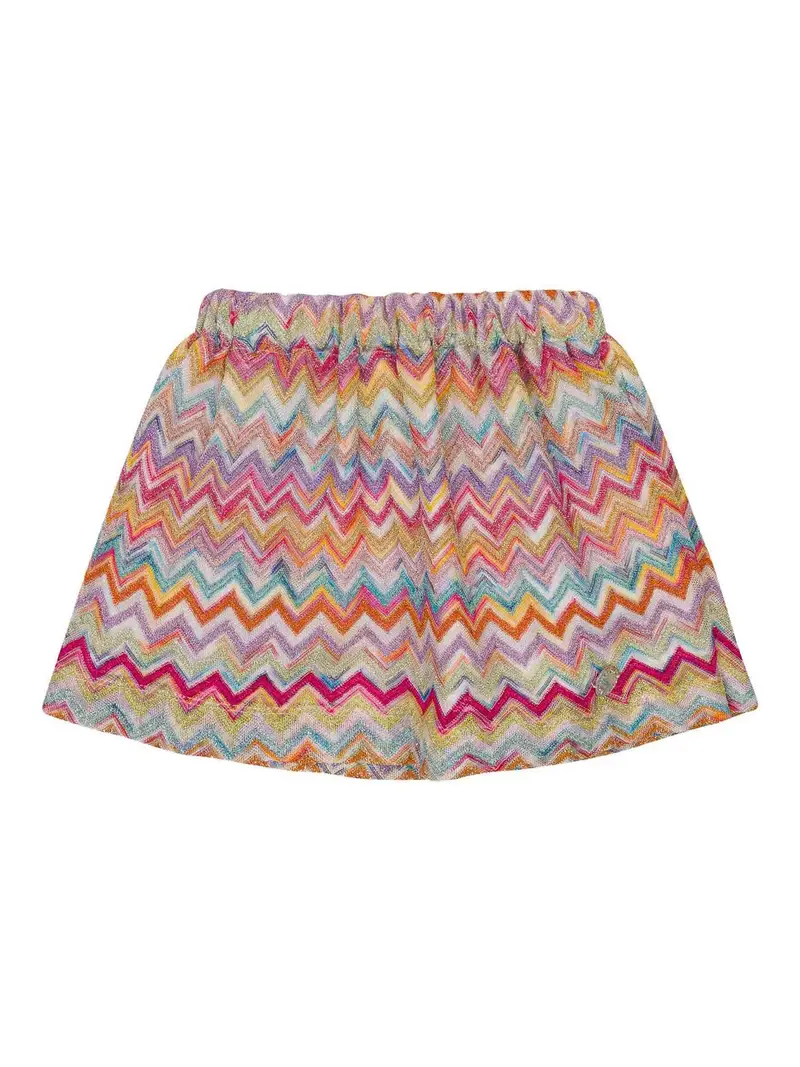 Missoni Gonna A Fantasia Zigzag Multicolore