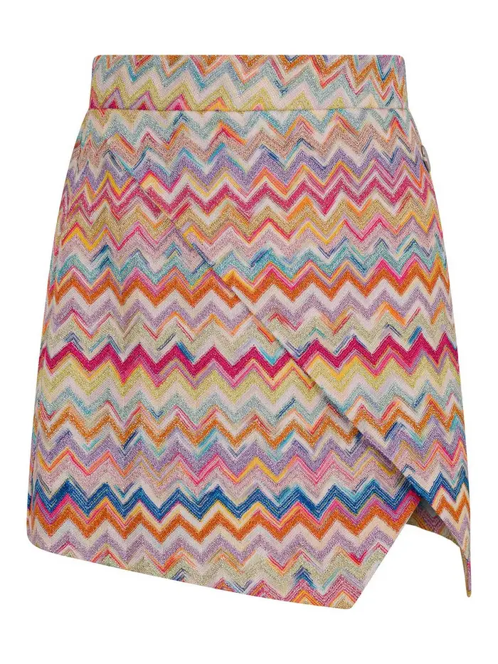 Missoni Gonna Con Stampa Glitter Multicolore