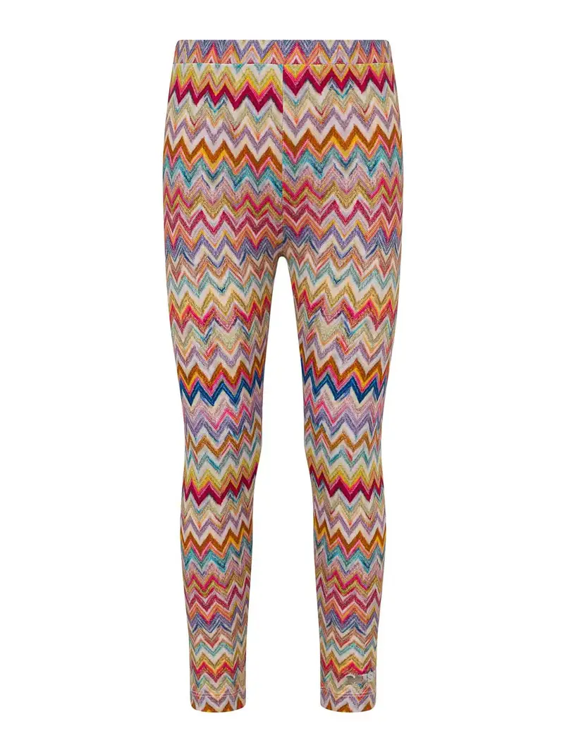 Missoni Leggings A Fantasia Zigzag Multicolore