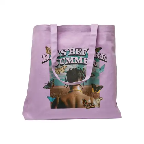 mister tee Borsa tote in tela Days Before Summer Oversize Violet