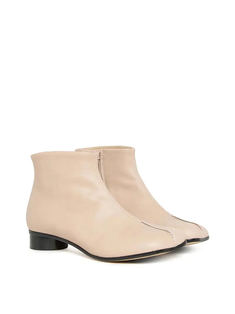MM6 MAISON MARGIELA Stivaletti con tacco Beige 3994559