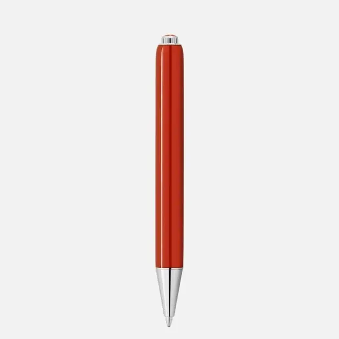 Penna A Sfera Montblanc Heritage Rouge Et Noir Baby Corallo - Montblanc