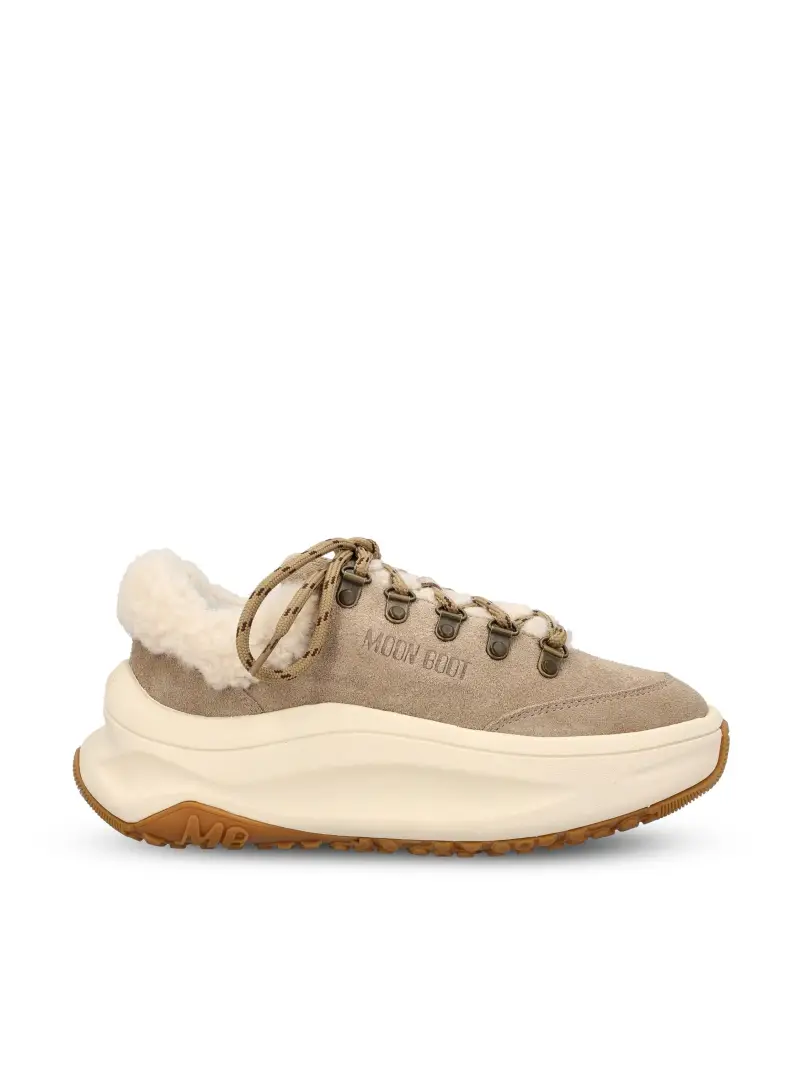 MOON BOOT Sneaker Moon247 In Shearling BEIGE