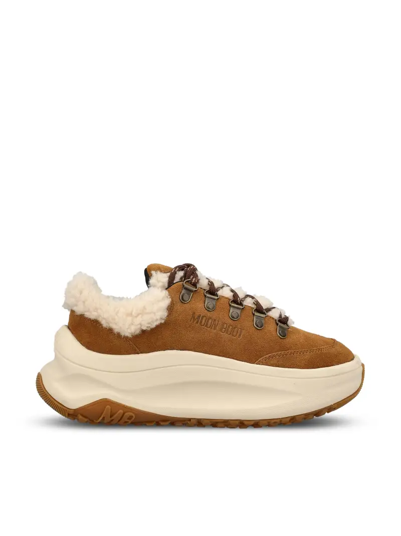 MOON BOOT Sneaker Moon247 In Shearling MARRONE