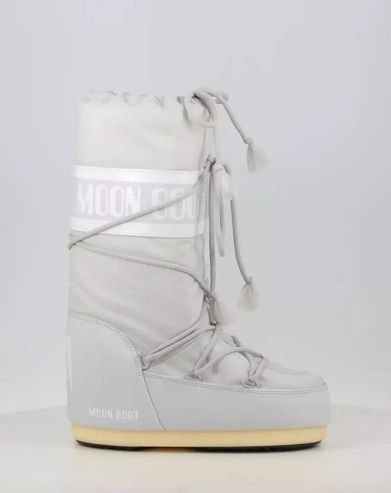 moon boot Stivali MB ICON NYLON Grigio Misurare - 35/38, Colore - Grigio