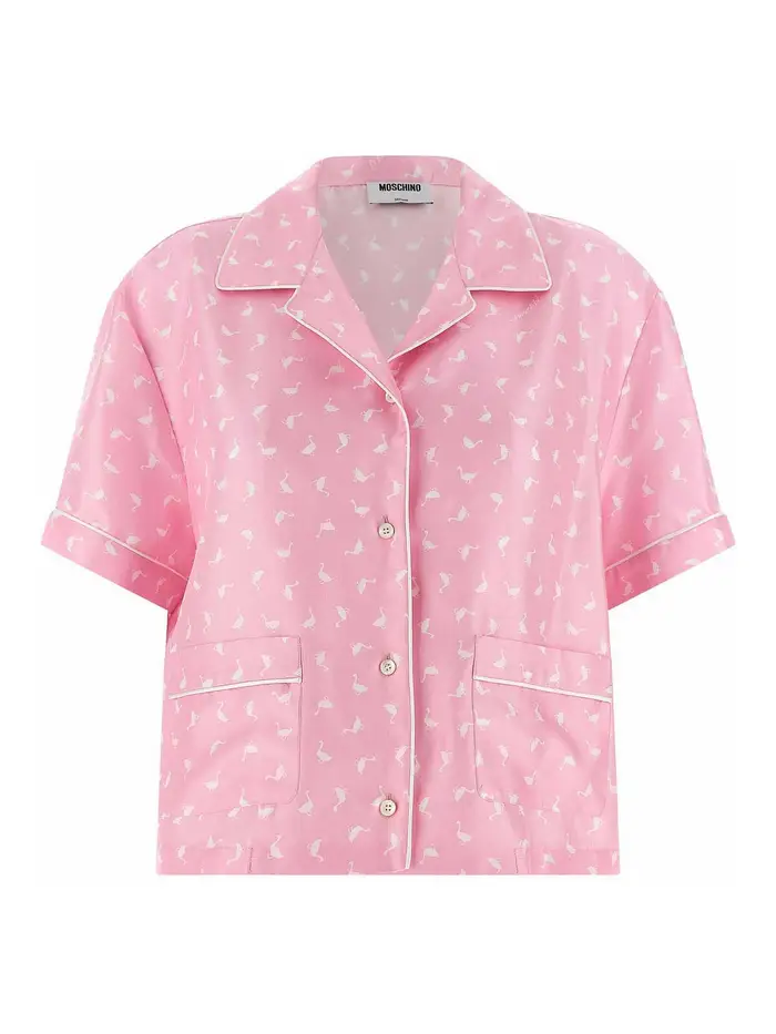 Moschino Camicia Color Carne E Neutri