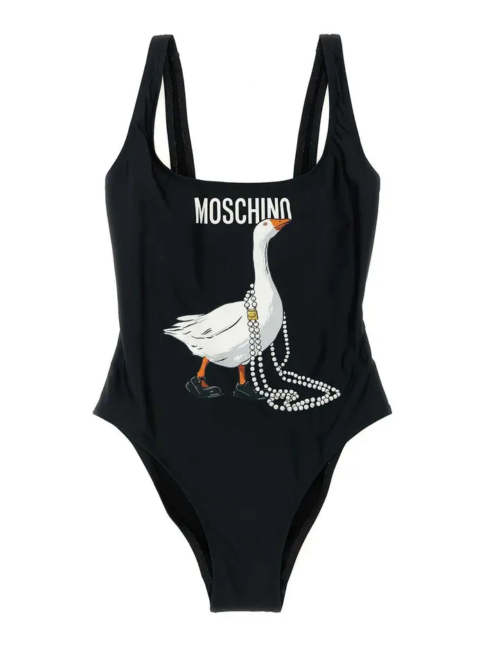 Moschino Costume da bagno intero Nero