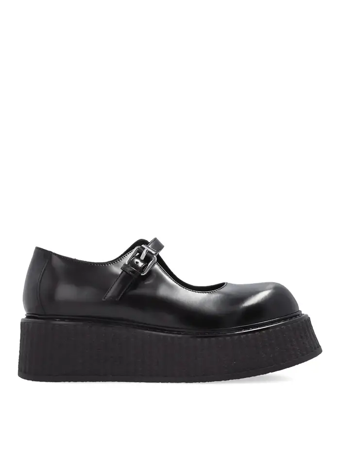 Mary Jane Wedge Nero