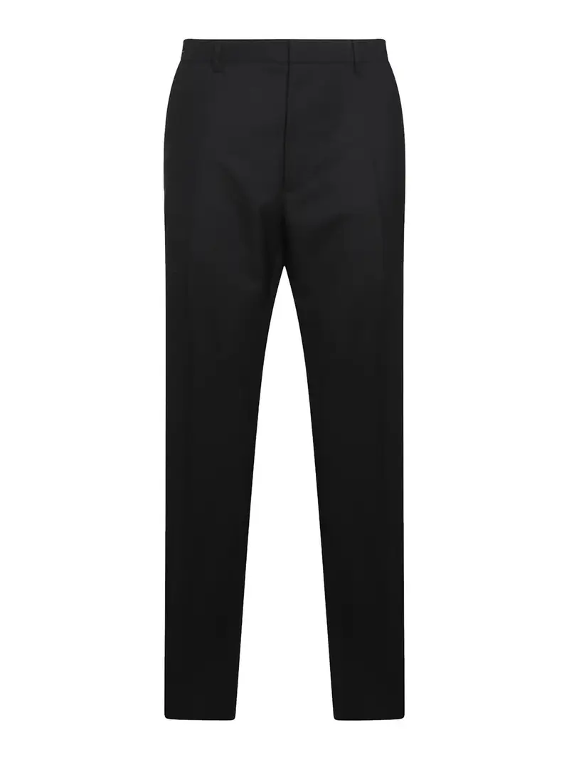 Moschino Pantaloni di lana neri Nero