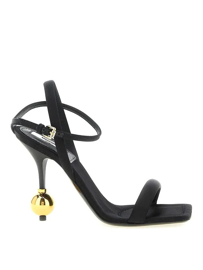 Moschino Sandali in raso Nero