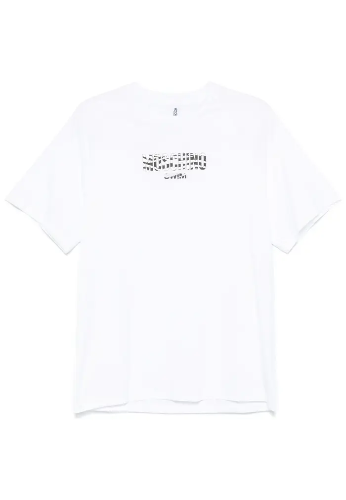 Moschino T-SHIRT SWIM BIANCO