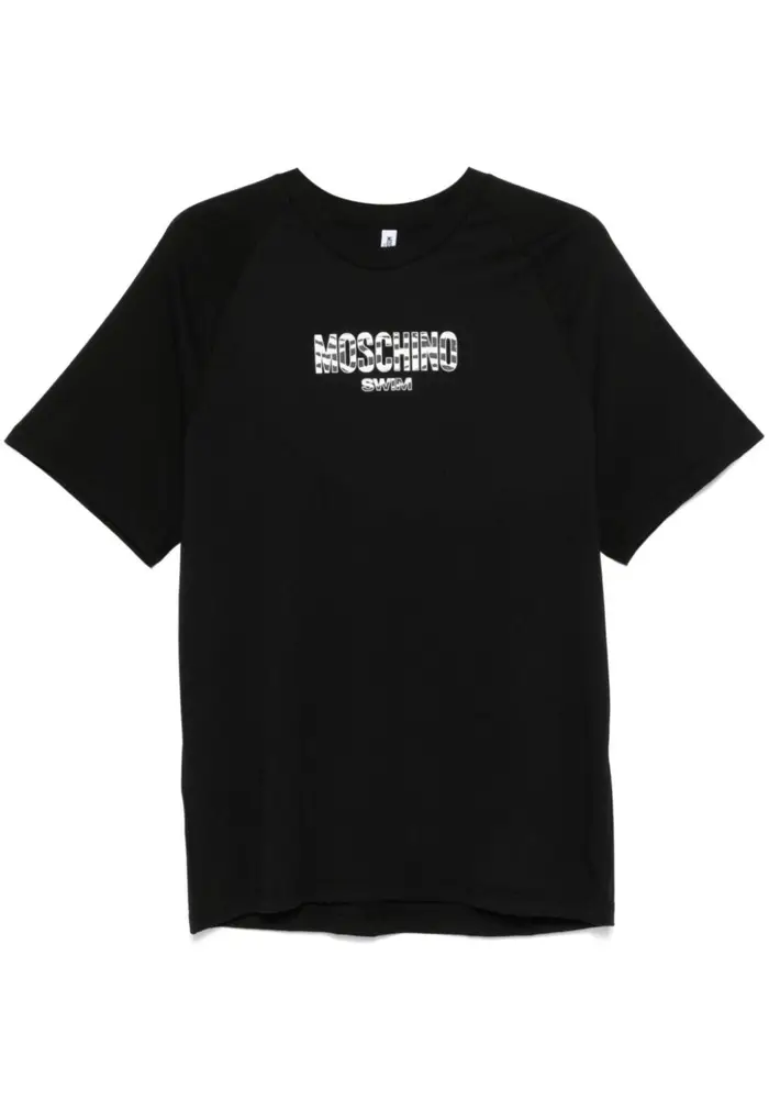 Moschino T-SHIRT SWIM NERO