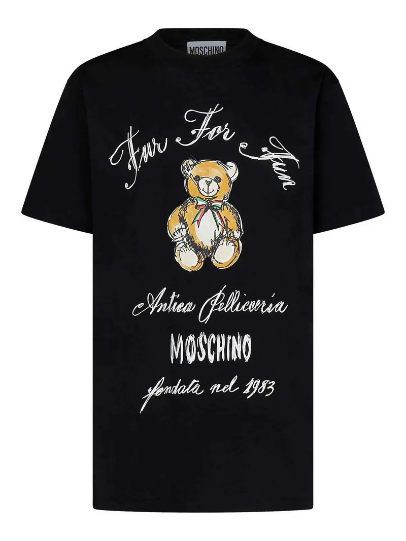 Moschino T-shirt Nero 4892037