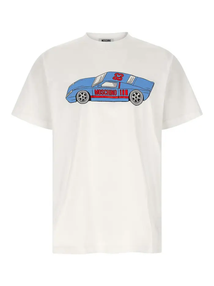 T-shirt stampata Bianco