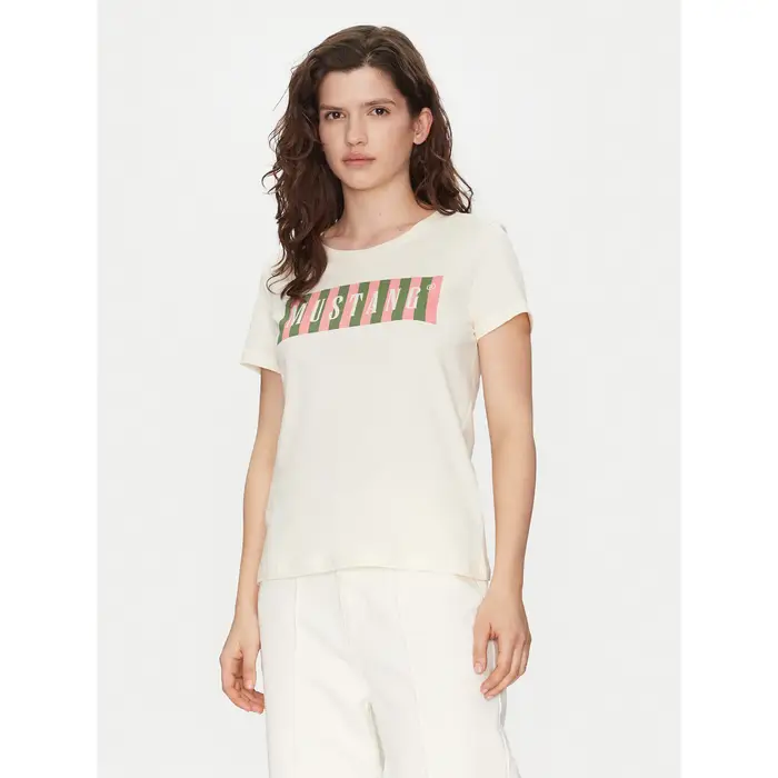 T-shirt Alma 1016138 Écru Regular Fit Crema