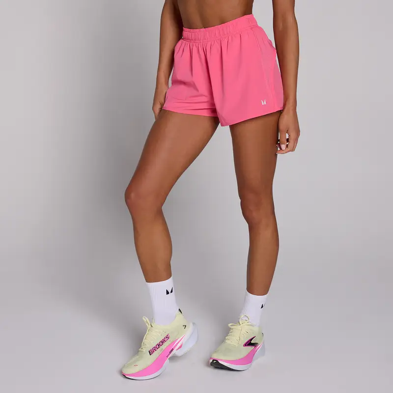 MyProtein Pantaloncini MP donna Tempo running 3 - Rosa vibrante