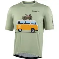 Nalini Bikeshirt Ghiaia Verde