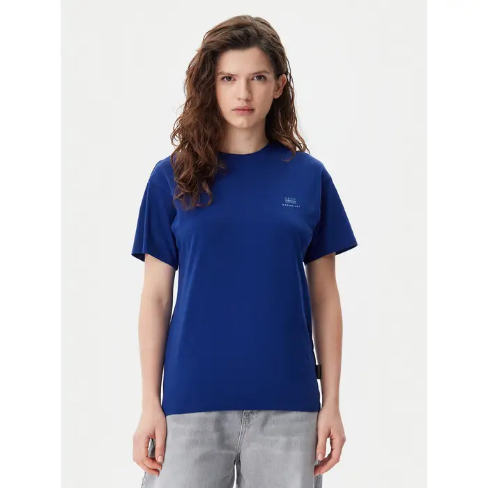 T-shirt Nina NP0A4H87 Blu Regular Fit