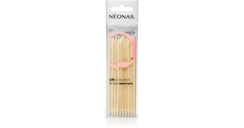 Neonail bastoncino spingicuticole in legno 10 pezzi