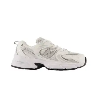 New Balance per donna/ragazza GR530V1 530 scarpe da ginnastica bianche (06(38½)), Bianco, Basso, Stringhe, Casual, Sportivo, moda per bambi