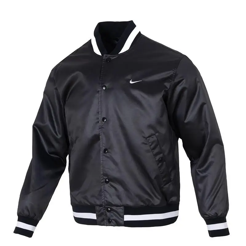Nike Giacca da baseball monopetto DNA Therma-Fit da uomo, casual, sportiva, da esterno, nera, FZ0663010 4XL