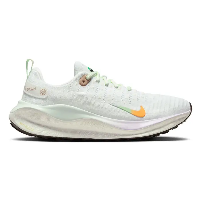 Reactx Infinity Run 4 Bianco Verde Arancio - Scarpe Running Donna EUR / US