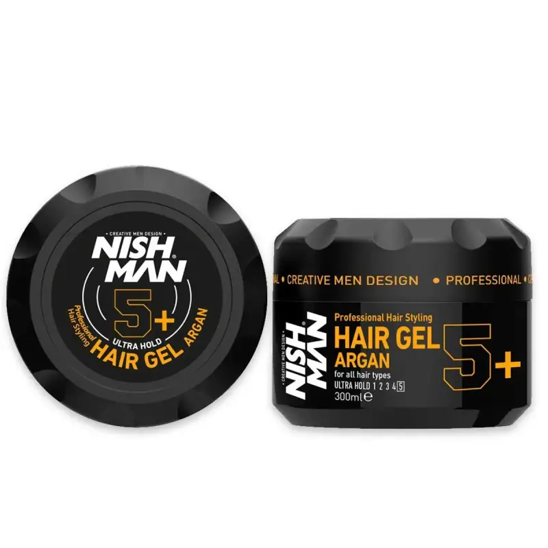 Nishman Gel per capelli ultra tenuta all olio di argan 300 ml