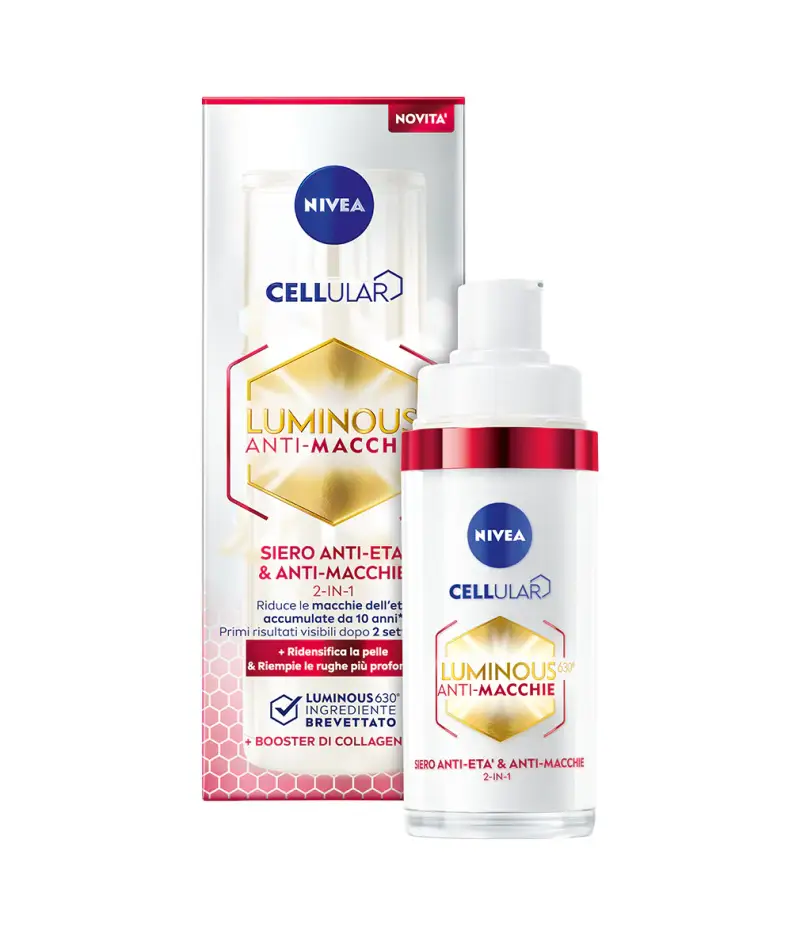Nivea Viso Luminous Anti-Macchie Siero Anti-Eta 2In1 30Ml