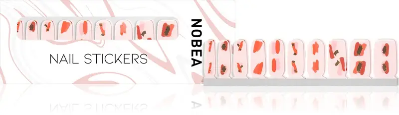 Nobea Accessories File Adesivi per unghie Rossi e rosa