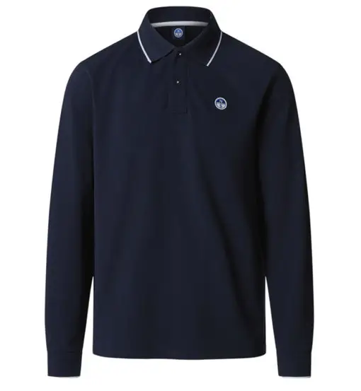North Sails Basic Polo LS - polo - uomo Blue