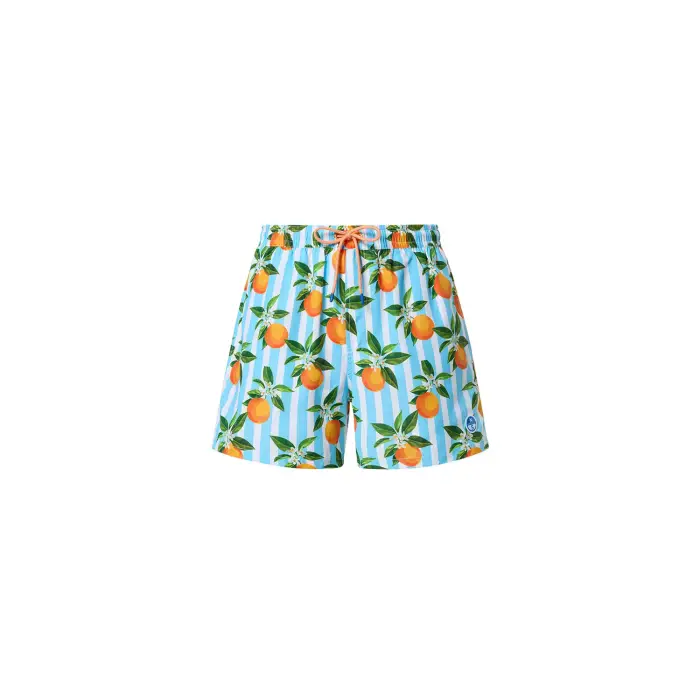 North Sails Custome da bagno uomo Allover 36CM Bleu
