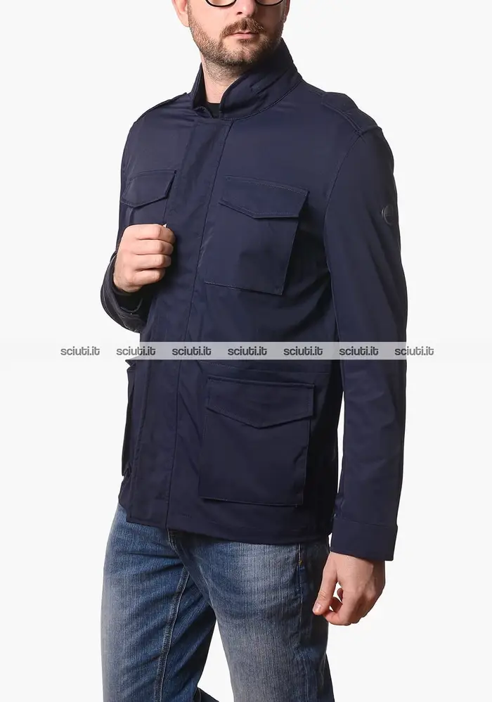 North Sails Giubbotto uomo blu scuro sfoderato Richmond