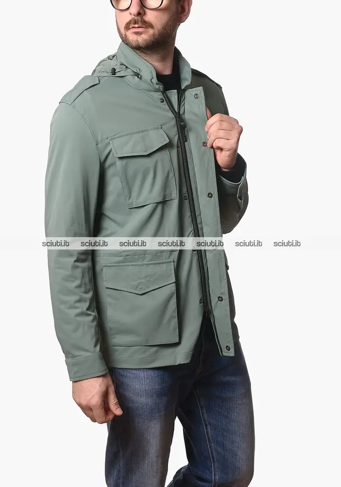 North Sails Giubbotto uomo verde sfoderato Richmond