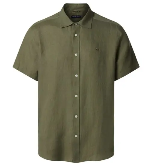 North Sails Linen Shirt - camicia a maniche corte - uomo Green