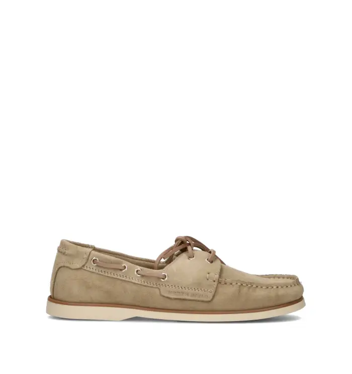 NORTH SAILS Scarpa barca uomo beige in suede Vario