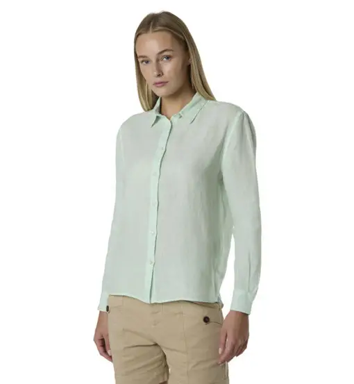 North Sails Shirt Long Sleeve W - camicia a maniche lunghe - donna Green