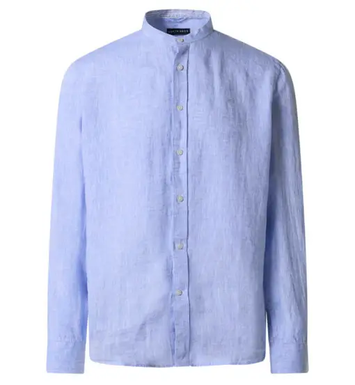 North Sails Shirt Mandarin Collar - camicia a maniche lunghe - uomo Blue