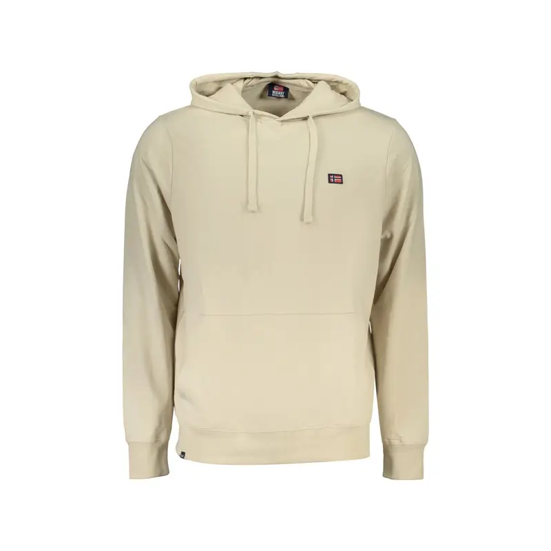 Norway 1963 Felpa Maniche Lunghe Uomo Beige Logo