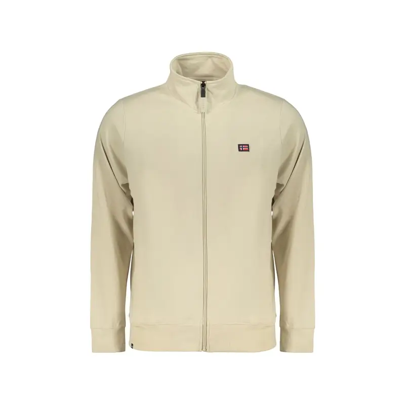 Norway 1963 Felpa Maniche Lunghe Uomo Beige Zip