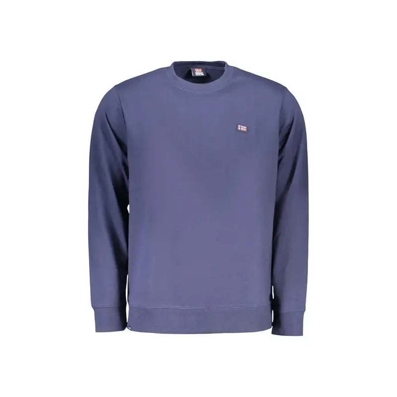 Norway 1963 Felpa Maniche Lunghe Uomo Blu Logo