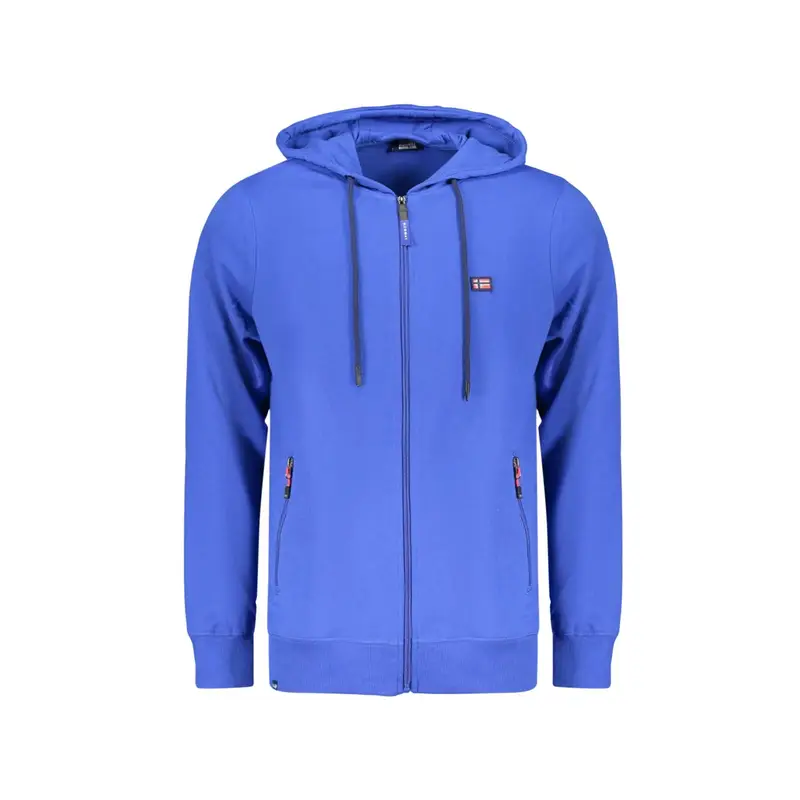 Norway 1963 Felpa Maniche Lunghe Uomo Blu Zip