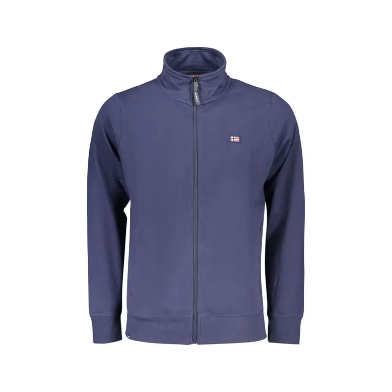 Norway 1963 Felpa Maniche Lunghe Uomo Blu Zip