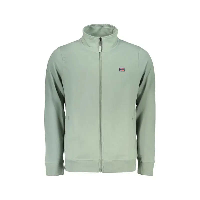 Norway 1963 Felpa Maniche Lunghe Uomo Verde Zip