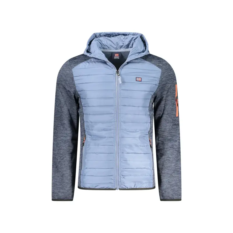 Norway 1963 Giubbotto Maniche Lunghe Uomo Azzurro Zip Logo