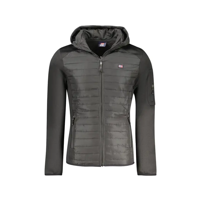 Norway 1963 Giubbotto Maniche Lunghe Uomo Nero Zip