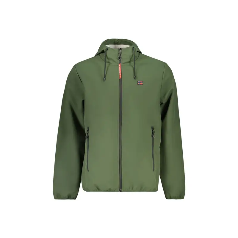 Norway 1963 Giubbotto Maniche Lunghe Uomo Verde Zip