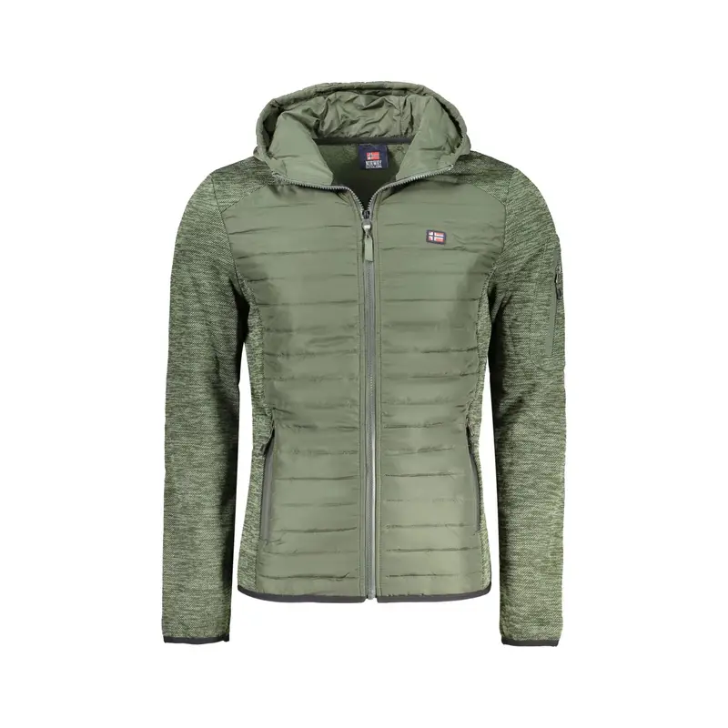 Norway 1963 Giubbotto Maniche Lunghe Uomo Verde Zip